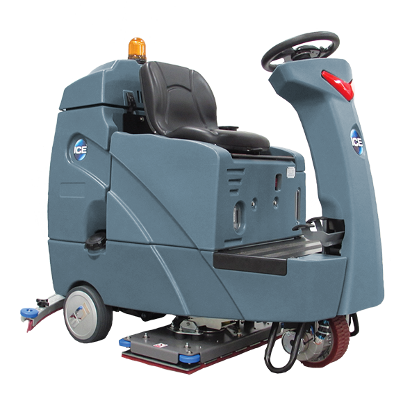 ICE RS28-OB, Ride on Scrubber, 28", 29 Gallon, Orbital, Battery, 5 Year Warranty