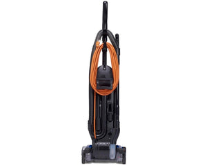 Powr-Flite Solar Reach, Upright Vacuum, 12", 3.8QT, Bagged, Single Motor, 35' Cord, With Tools, HEPA, Operating Weight of 13.9lbs