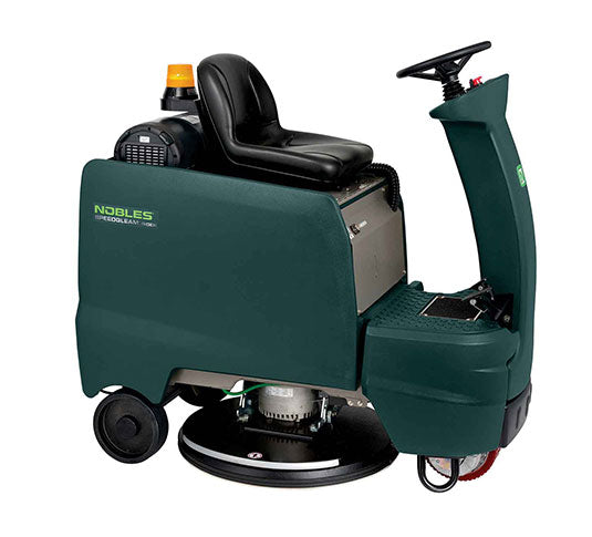 Nobles SpeedGleam, Floor Burnisher, 27", 1600 RPMs, Battery, Ride On, Dust Control