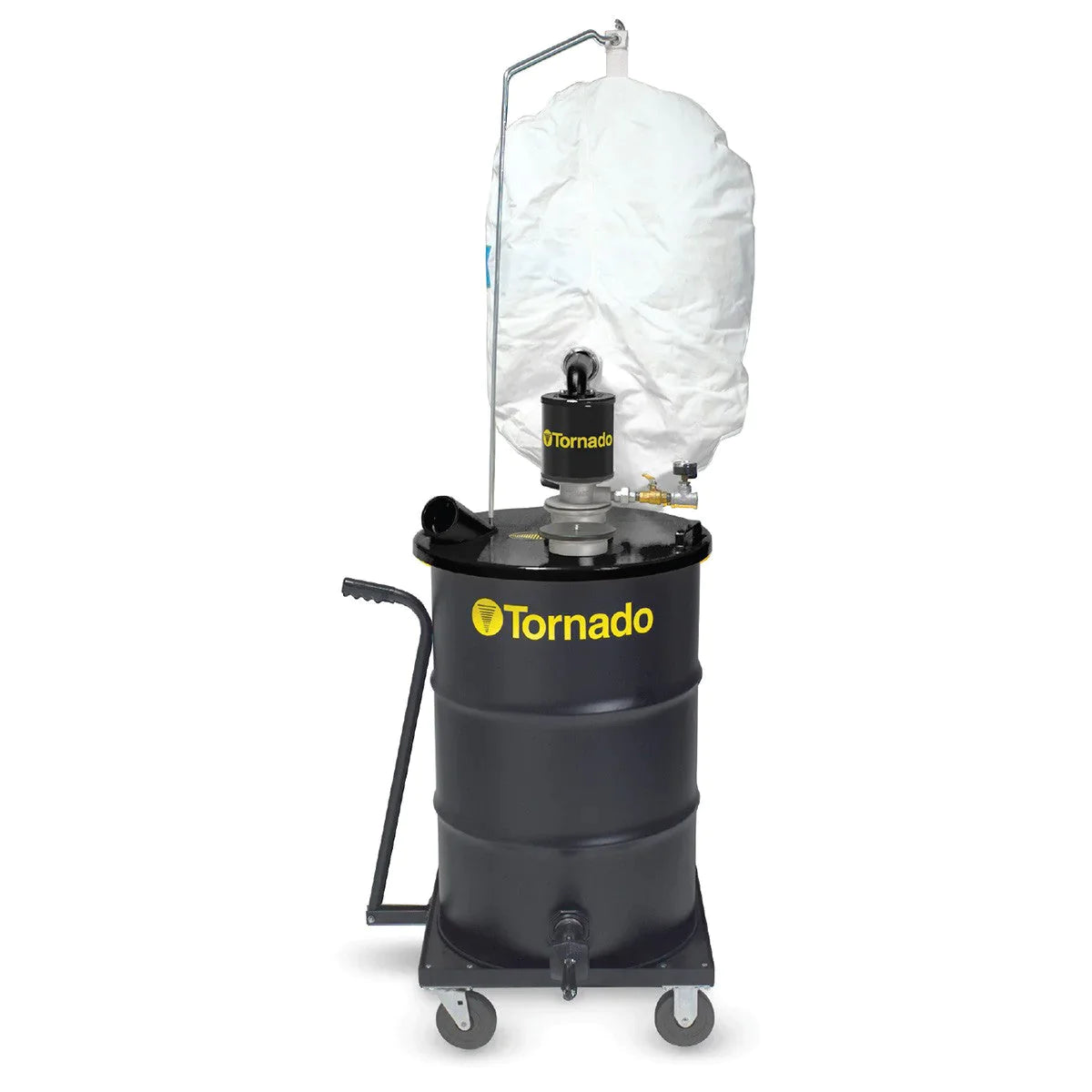 95955 | Tornado® Single Air Jumbo | Shop Vac | 55 Gallon | 15HP Air Compressor Required | Tool Kit Not Included | 4 Year Warranty