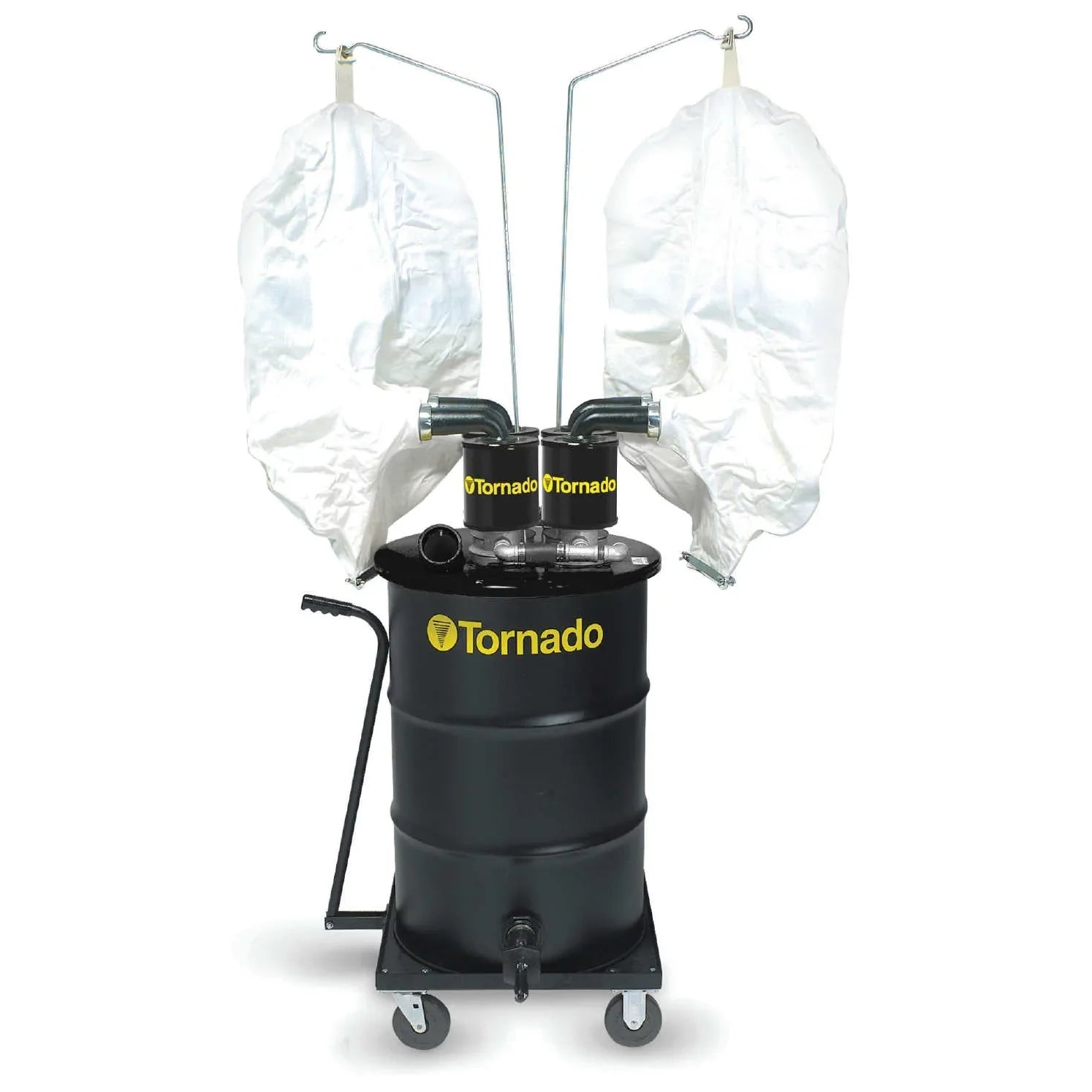 98451 | Tornado® Quad Air Jumbo | Shop Vac | 55 Gallon | 50HP Air Compressor Required | Tool Kit Not Included | 4 Year Warranty