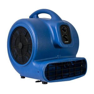 XPOWER X-800TF, Air Mover, 3/4 HP, 3200 CFM, Stackable, 27.5lbs, 7.5 AMPs, Timer and Filter Kit Included