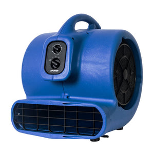 XPOWER X-800TF, Air Mover, 3/4 HP, 3200 CFM, Stackable, 27.5lbs, 7.5 AMPs, Timer and Filter Kit Included